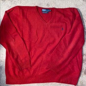 Polo V-neck 100% Lambs Wool